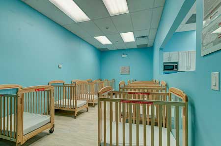 Quiet Room for Kids with Cribs